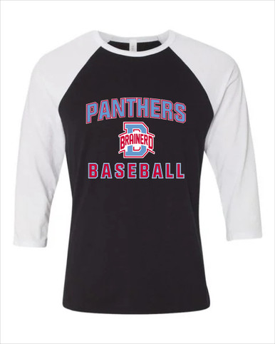 Brainerd Panthers B Script Baseball #1 Men's Baseball T-Shirt