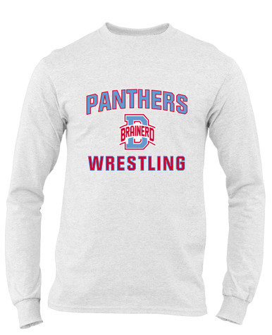 Brainerd Panthers B Script Wrestling Men's Premium LS T-Shirt