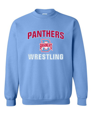Brainerd Panthers B Script Wrestling Men's Sweatshirt