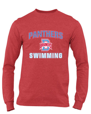 Brainerd Panthers B Script Swimming Men's Premium LS T-Shirt