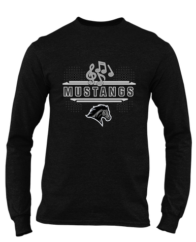 Houston Mustangs Band # 3 Men's LS T-Shirt