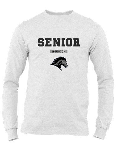 Houston Mustangs Senior #2 Men's Premium LS T-Shirt