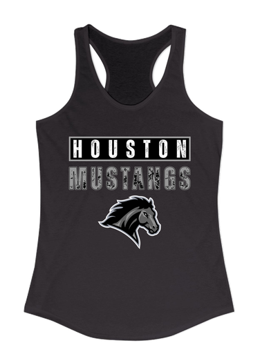 Houston Mustangs Mascot #9 Women's Tank Top