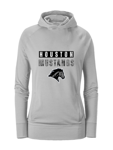 Houston Mustangs Mascot #9 Women's Hoodie
