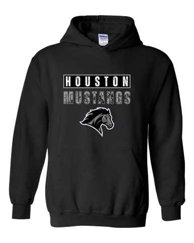 Houston Mustangs Mascot #9 Men's Hoodie