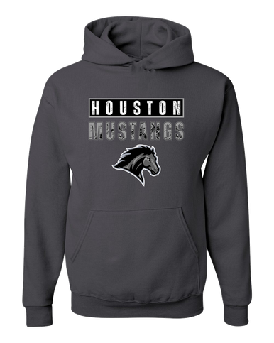 Houston Mustangs Mascot #9 Men's Premium Hoodie