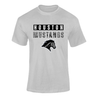 Houston Mustangs Mascot #9 Men's SS T-Shirt