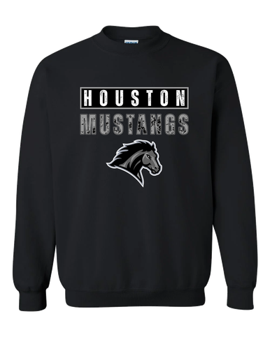 Houston Mustangs Mascot #9 Men's Sweatshirt