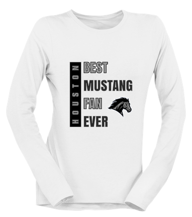 Houston Mustangs Best Mustang Fan Women's Premium LS T-Shirt