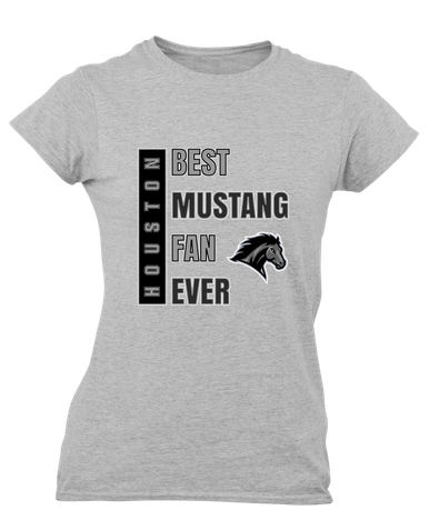 Houston Mustangs Best Mustang Fan Women's SS T-Shirt