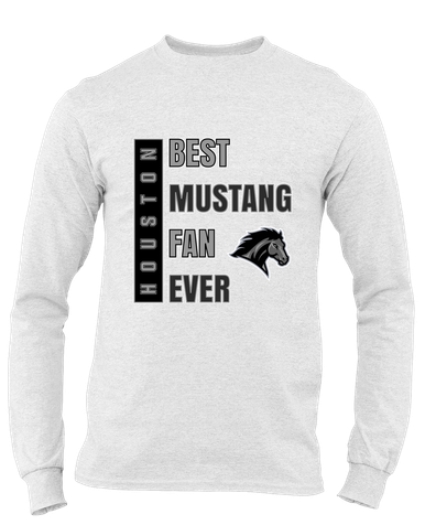 Houston Mustangs Best Mustang Fan Men's LS T-Shirt