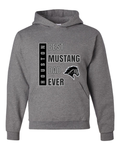 Houston Mustangs Best Mustang Dad Men's Premium Hoodie
