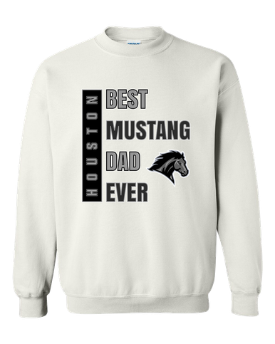 Houston Mustangs Best Mustang Dad Men's Sweatshirt