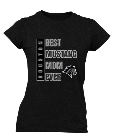 Houston Mustangs Best Mustang Mom Women's Premium SS T-Shirt