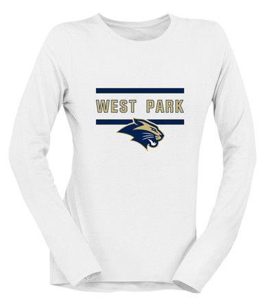 West Park Panthers Mascot #4 Women's LS T-Shirt