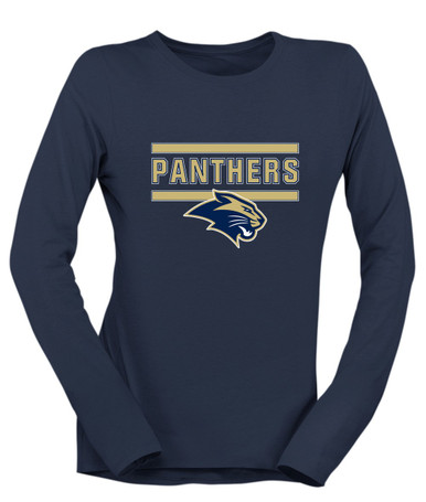 West Park Panthers Mascot #5 Women's LS T-Shirt