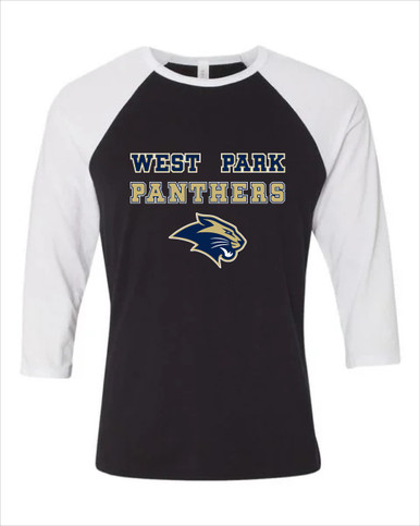 West Park Panthers Spirit Men's Baseball T-Shirt