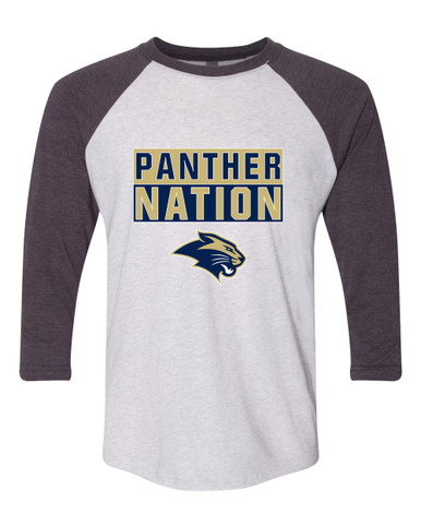 West Park Panthers Nation #1 Women's Baseball T-Shirt
