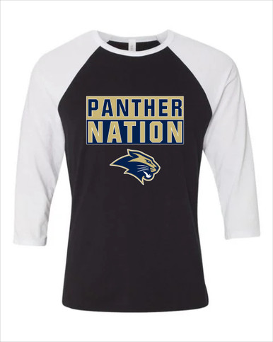 West Park Panthers Nation #1 Men's Baseball T-Shirt