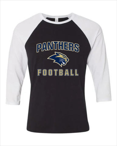 West Park Panthers Football #1 Women's Baseball T-Shirt