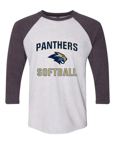 West Park Panthers Softball #1 Women's Baseball T-Shirt