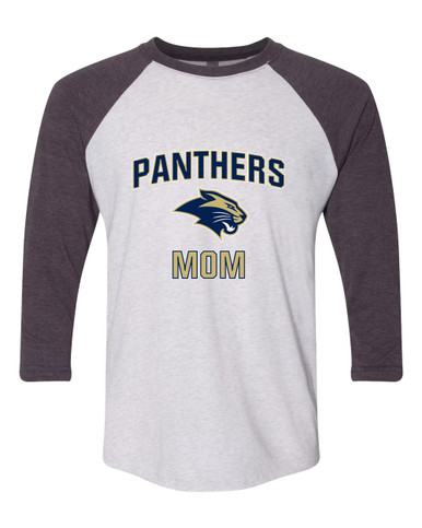 West Park Panthers Mom Women's Baseball T-Shirt