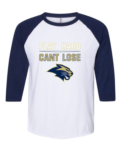 West Park Panthers Play Hard, Can't Lose Men's Baseball T-Shirt