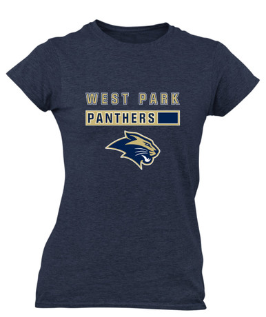 West Park Panthers Mascot #7 Women's SS T-Shirt