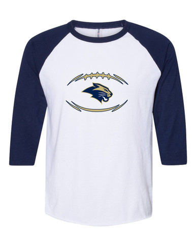 West Park Panthers Football #3 Women's Baseball T-Shirt