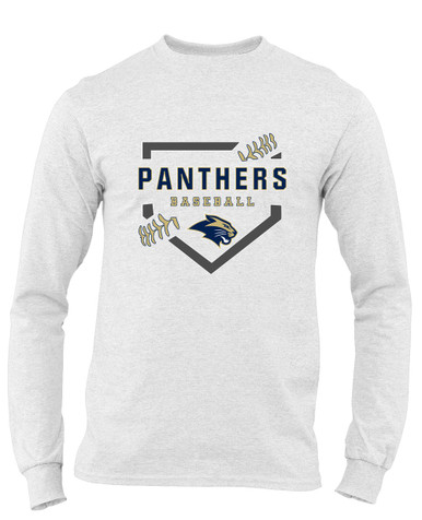 West Park Panthers Baseball #2 Men's LS T-Shirt