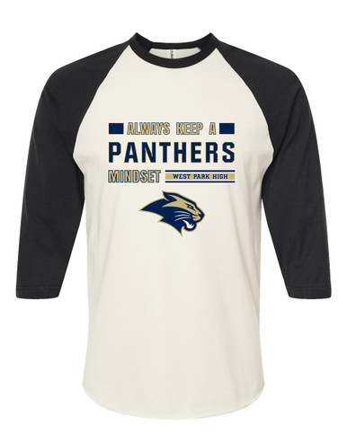 West Park Panthers Mindset Women's Baseball T-Shirt