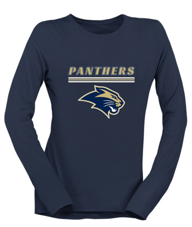 West Park Panthers Mascot #8 Women's LS T-Shirt