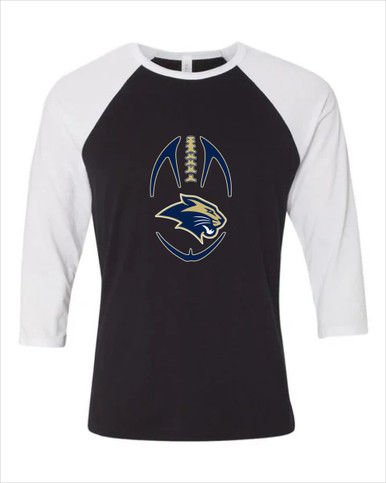 West Park Panthers Football #4 Women's Baseball T-Shirt