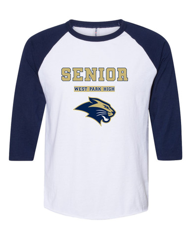 West Park Panthers Senior #2 Women's Baseball T-Shirt