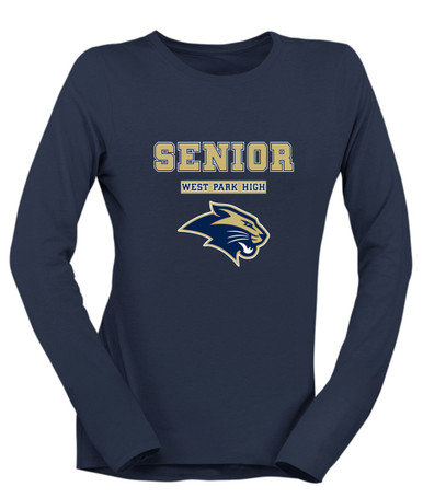 West Park Panthers Senior #2 Women's LS T-Shirt