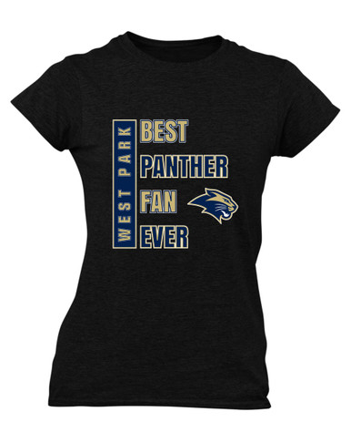 West Park Panthers Best Panther Fan Women's SS T-Shirt