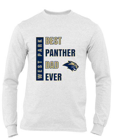 West Park Panthers Best Panther Dad Men's LS T-Shirt