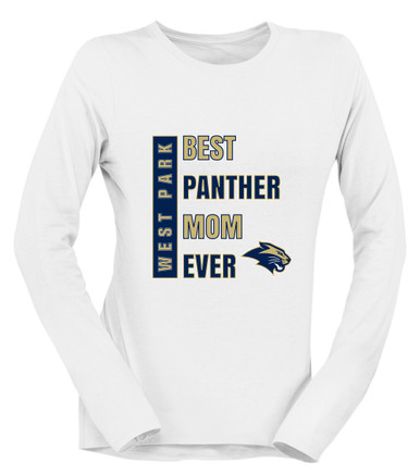 West Park Panthers Best Panther Mom Women's LS T-Shirt