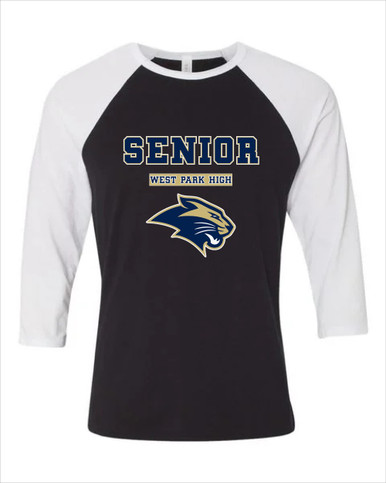 West Park Panthers Senior #2 Men's Baseball T-Shirt