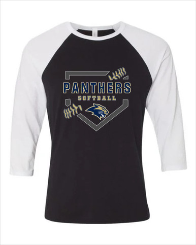 West Park Panthers Softball #2 Women's Baseball T-Shirt