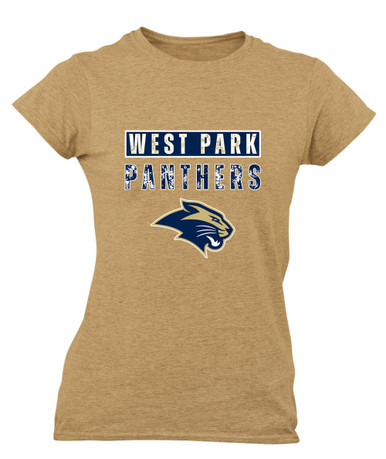 West Park Panthers Mascot #9 Women's SS T-Shirt