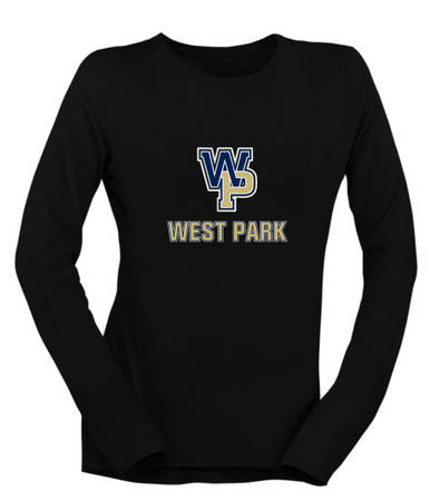 West Park Panthers WP Script Mascot #2 Women's LS T-Shirt