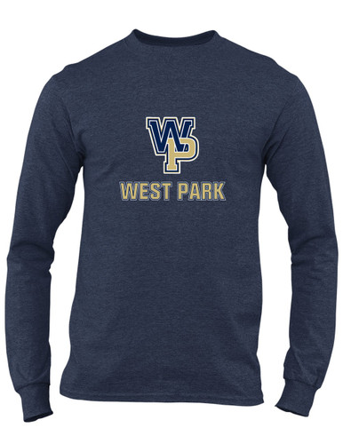 West Park Panthers WP Script Mascot #2 Men's LS T-Shirt