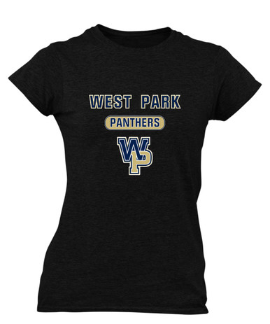 West Park Panthers WP Script Mascot #3 Women's SS T-Shirt