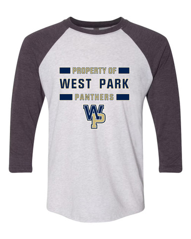 West Park Panthers WP Script Property Of Men's Baseball T-Shirt