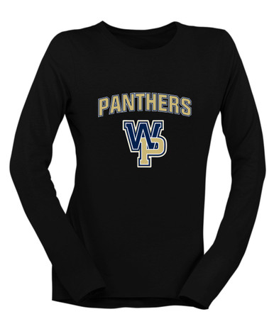 West Park Panthers WP Script Mascot #6 Women's LS T-Shirt
