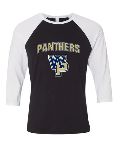 West Park Panthers WP Script Mascot #6 Women's Baseball T-Shirt