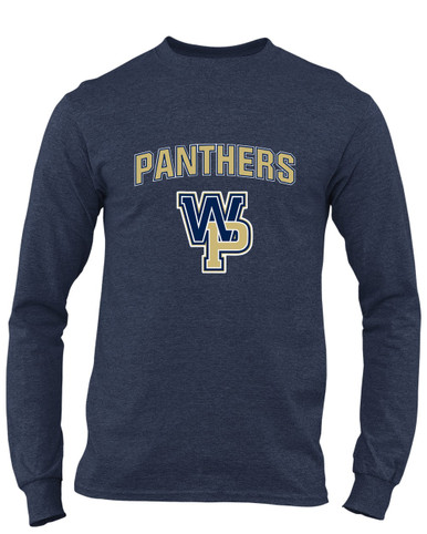 West Park Panthers WP Script Mascot #6 Men's LS T-Shirt