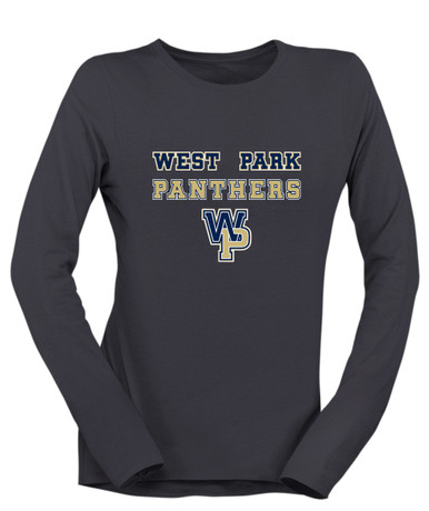 West Park Panthers WP Script Spirit Women's LS T-Shirt