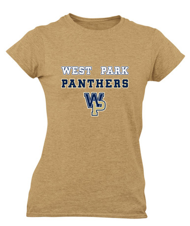 West Park Panthers WP Script Spirit Women's SS T-Shirt